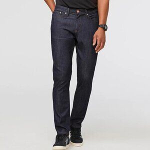 ROARK HIGHWAY 128 JEANS STRAIGHT FIT STRETCH INDIGO DENIM TAPERED LEG sz 30